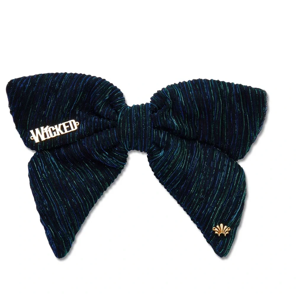 EARTH SHIMMER LEE SADOUGHI X WICKED NWT AUTHENTIC ELPHABA BOW BARRETTE - Picture 12 of 12
